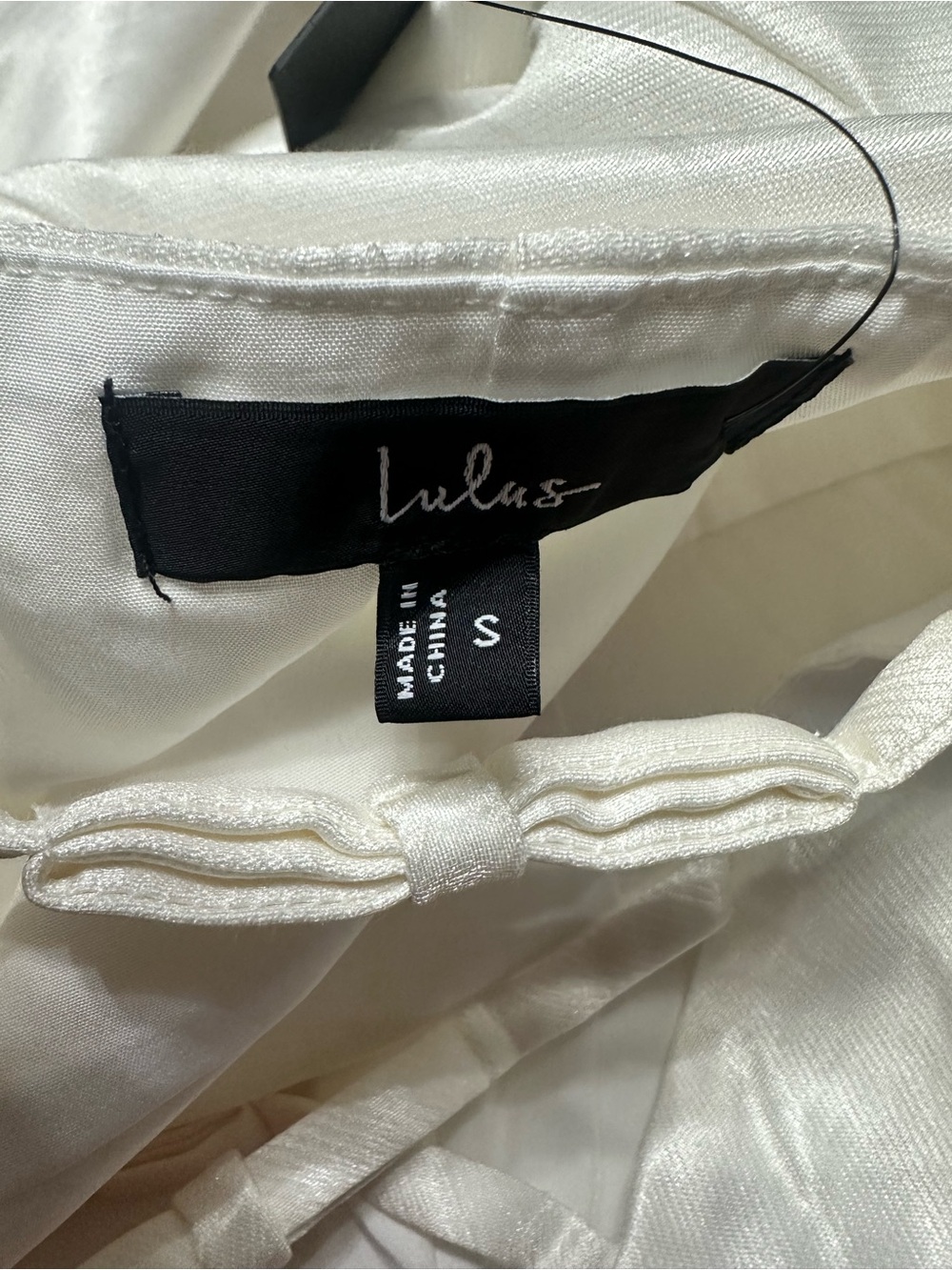Lulu's White Sleeveless Backless Mini Dress NW5 Small - Picture 7 of 8